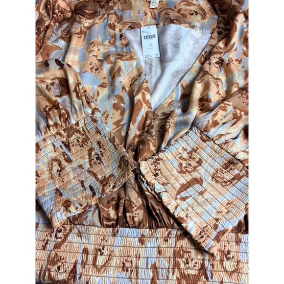 Anthropologie Tiny Valentina Long Sleeve Printed Surplice Top Size 3X Plus NWT - Picture 11 of 12